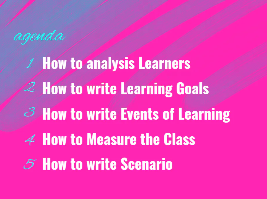 학습자를 분석하여 학습 목표를 작성하는 방법