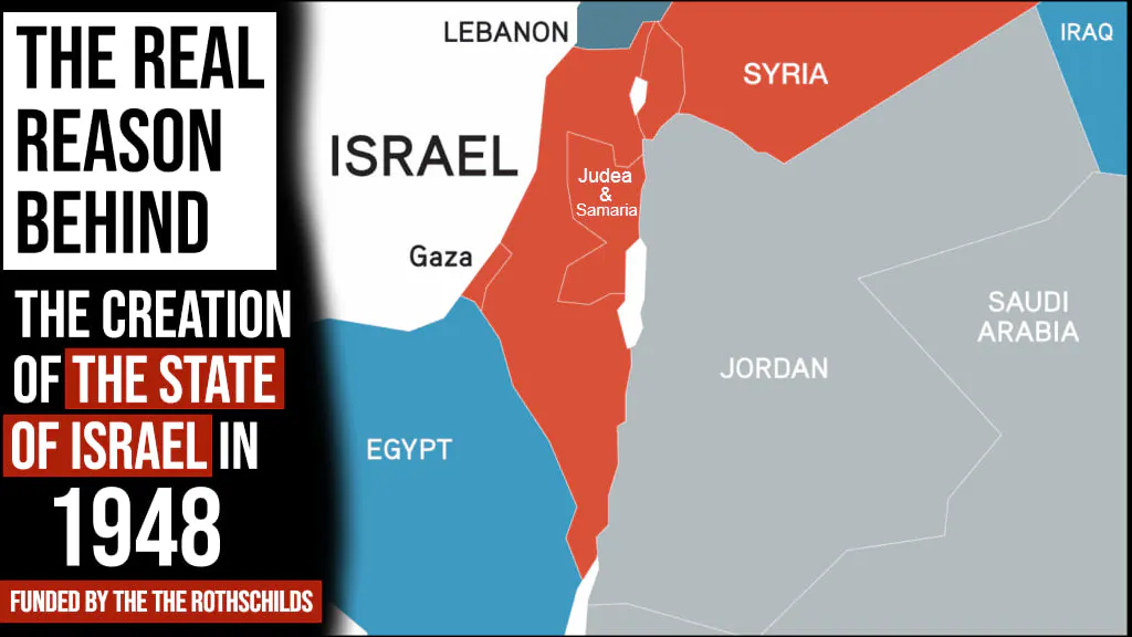 The Real Reason Behind the Creation of The State of Israel in 1948