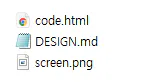 code, html, design, md라는 단어가 포함된 웹페이지의 스크린샷