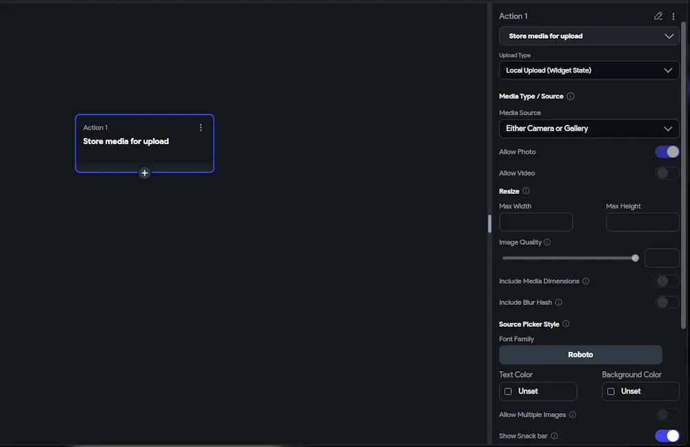 Image Upload action not working inside a Popup Container - No Snackbar ...