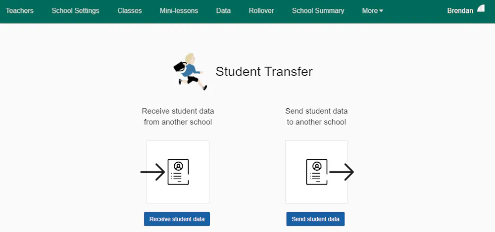 Using the Student Transfer tool