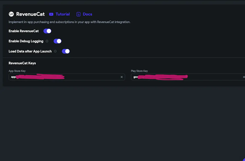 Revenuecat SDK Help