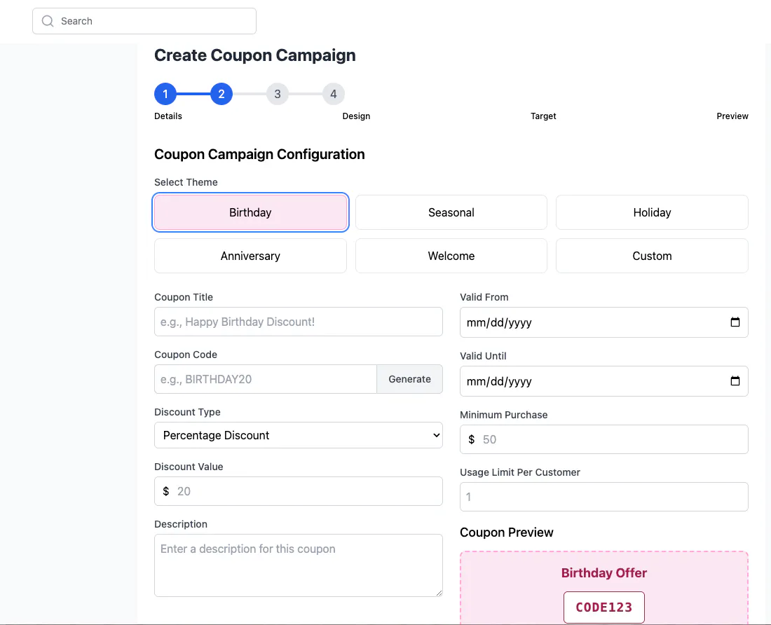Dragon Campaigns Page 제작 스크린 샷