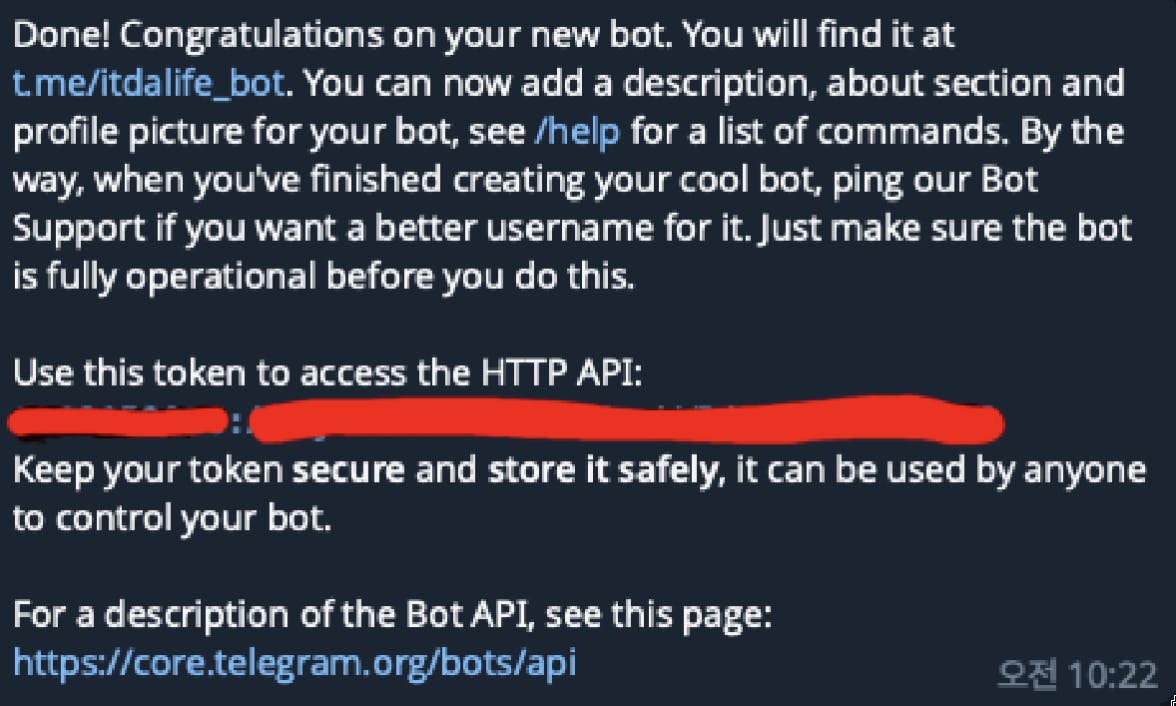 다니엘은 새로운 봇을 축하합니다