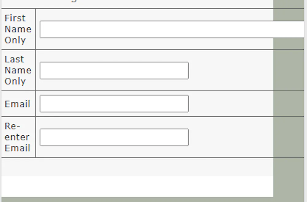 Free Format grid where entry fields size can be set and user friendly ...