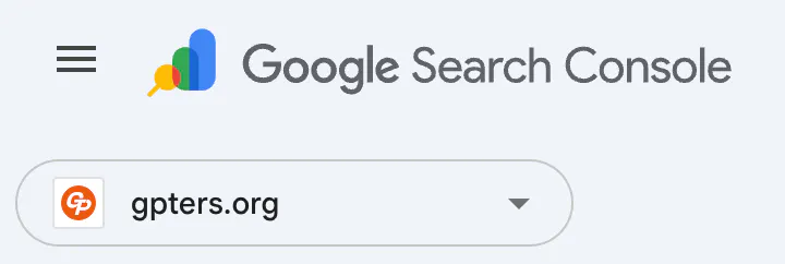 Google Search Console이 화면에 표시됩니다.
