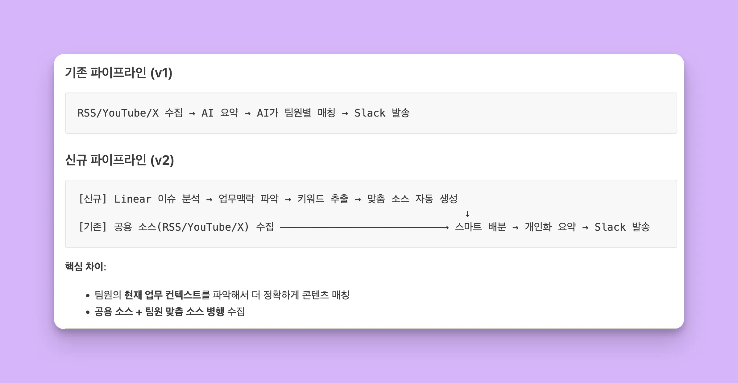 보라색 배경의 한국어 페이지 스크린샷