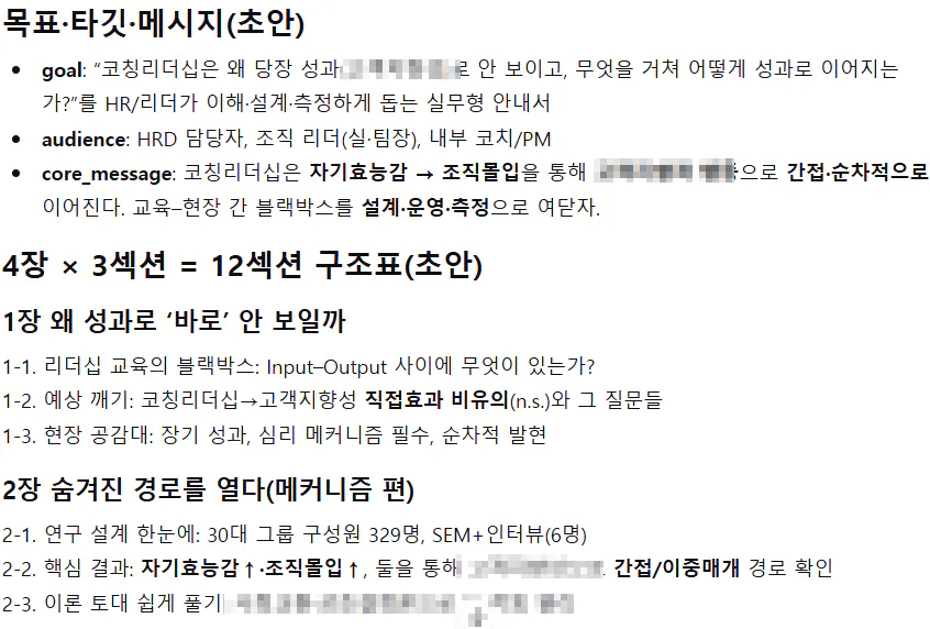 페이지에 있는 한국어 단어 목록