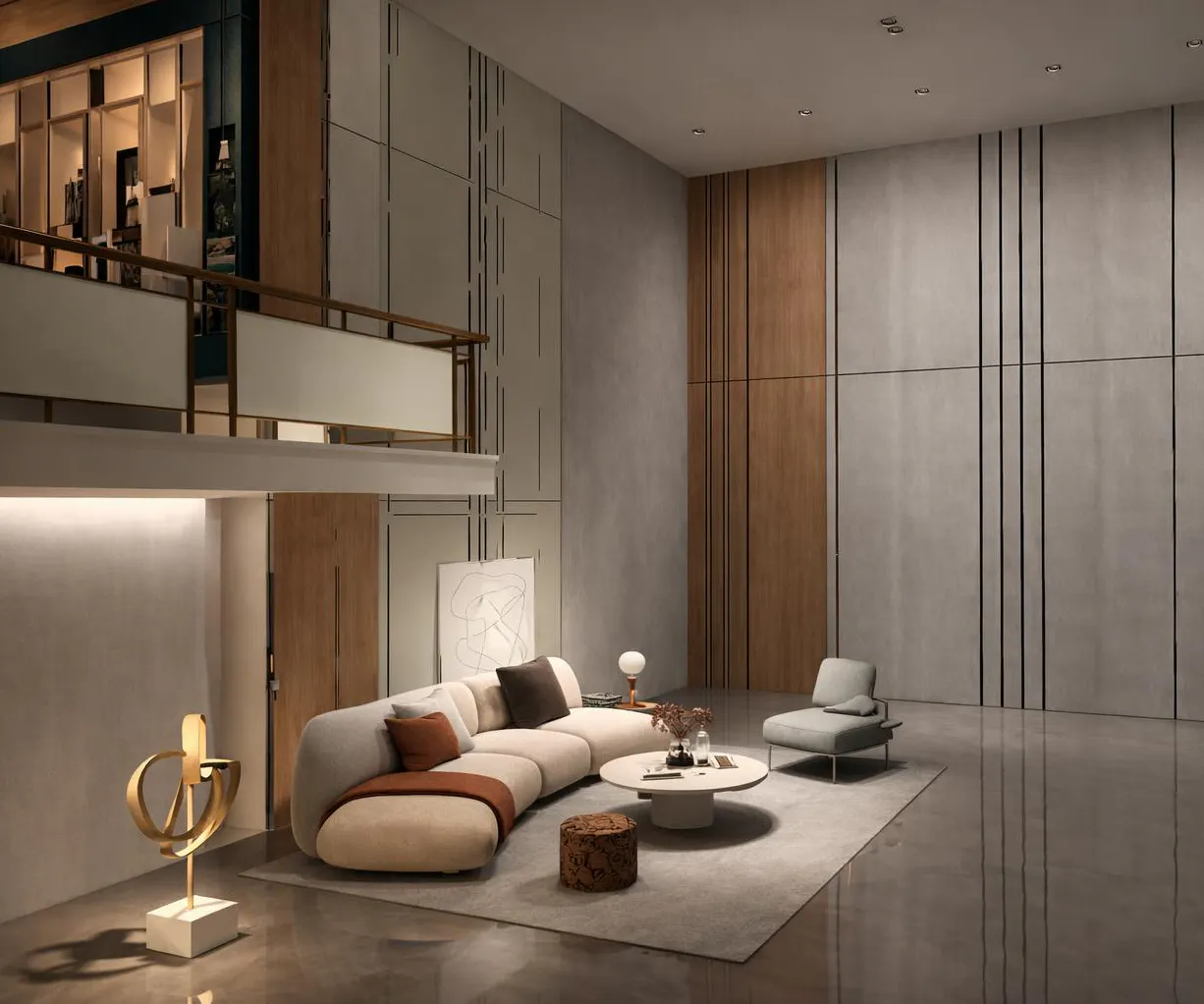 Hotel lobby render