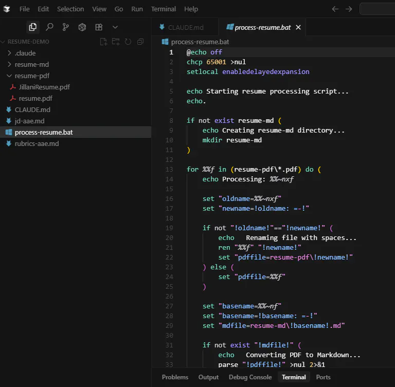 Adobe CS의 코드 편집기 스크린 샷