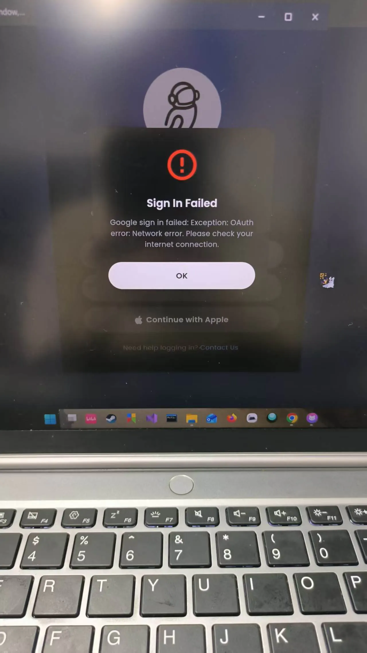 I was testing InterviewMan, but it failed so many times when I tried to log in that I had to connect with the team