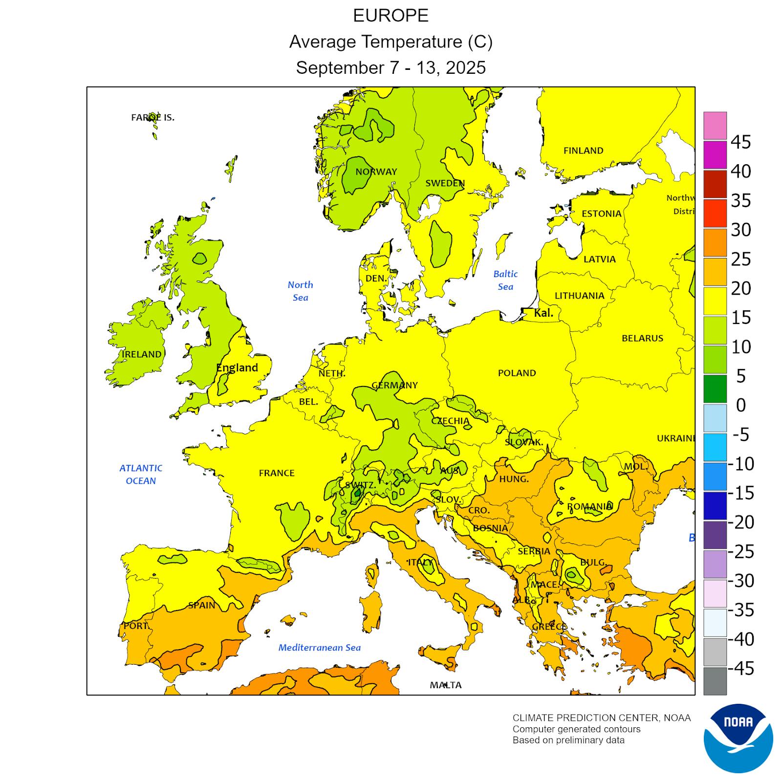 Weekly Mean Temperature