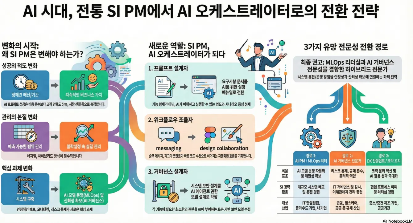 한국의 비즈니스 과정을 보여주는 다이어그램