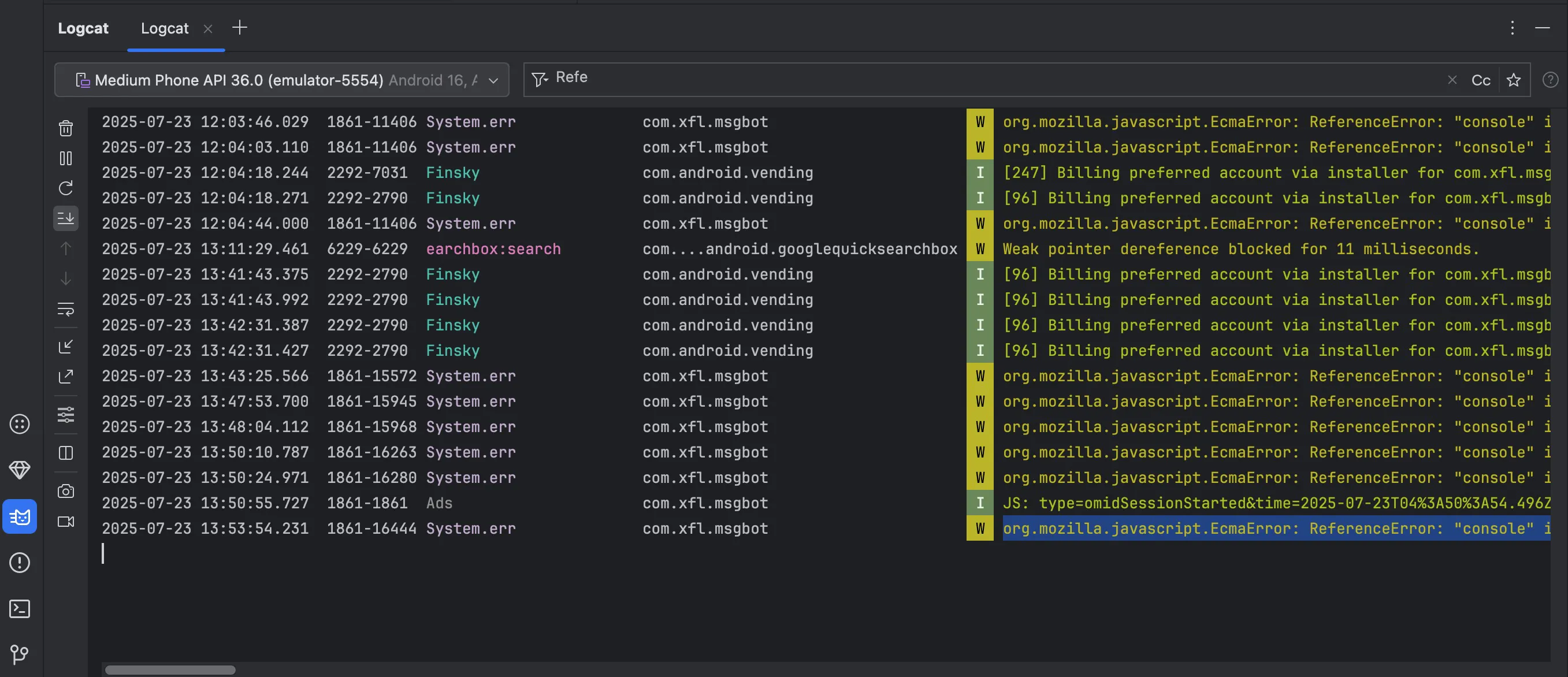 파일 목록을 보여주는 웹 브라우저의 스크린 샷
