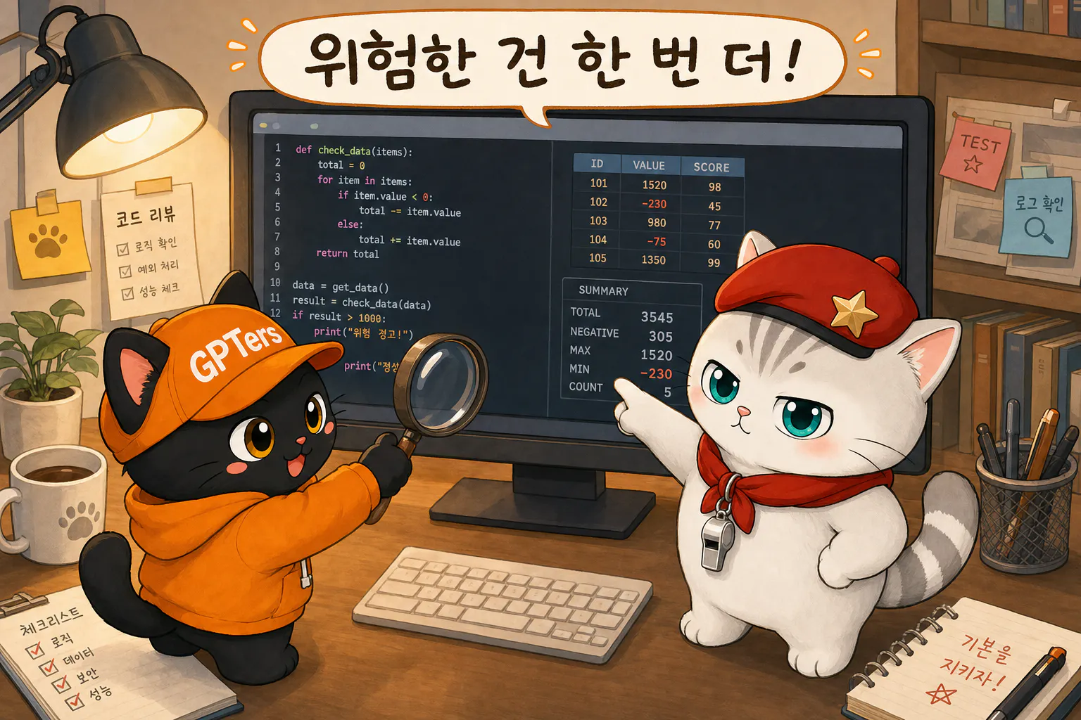 위험한 건 한 번 더 점검