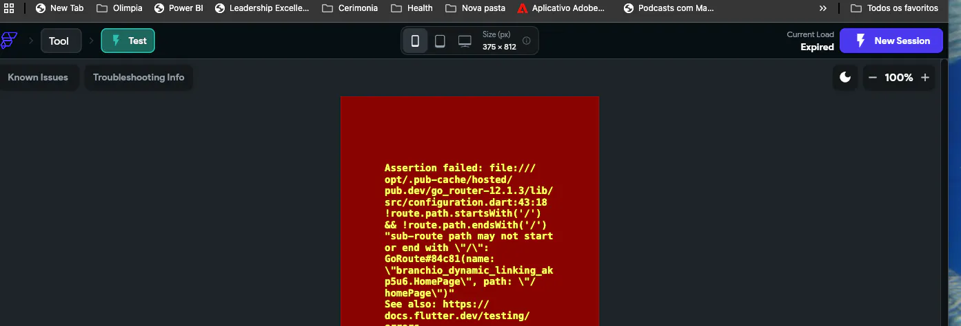 Router error