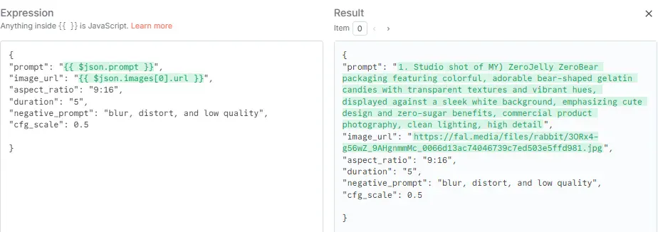 코드 편집기의 스크린 샷