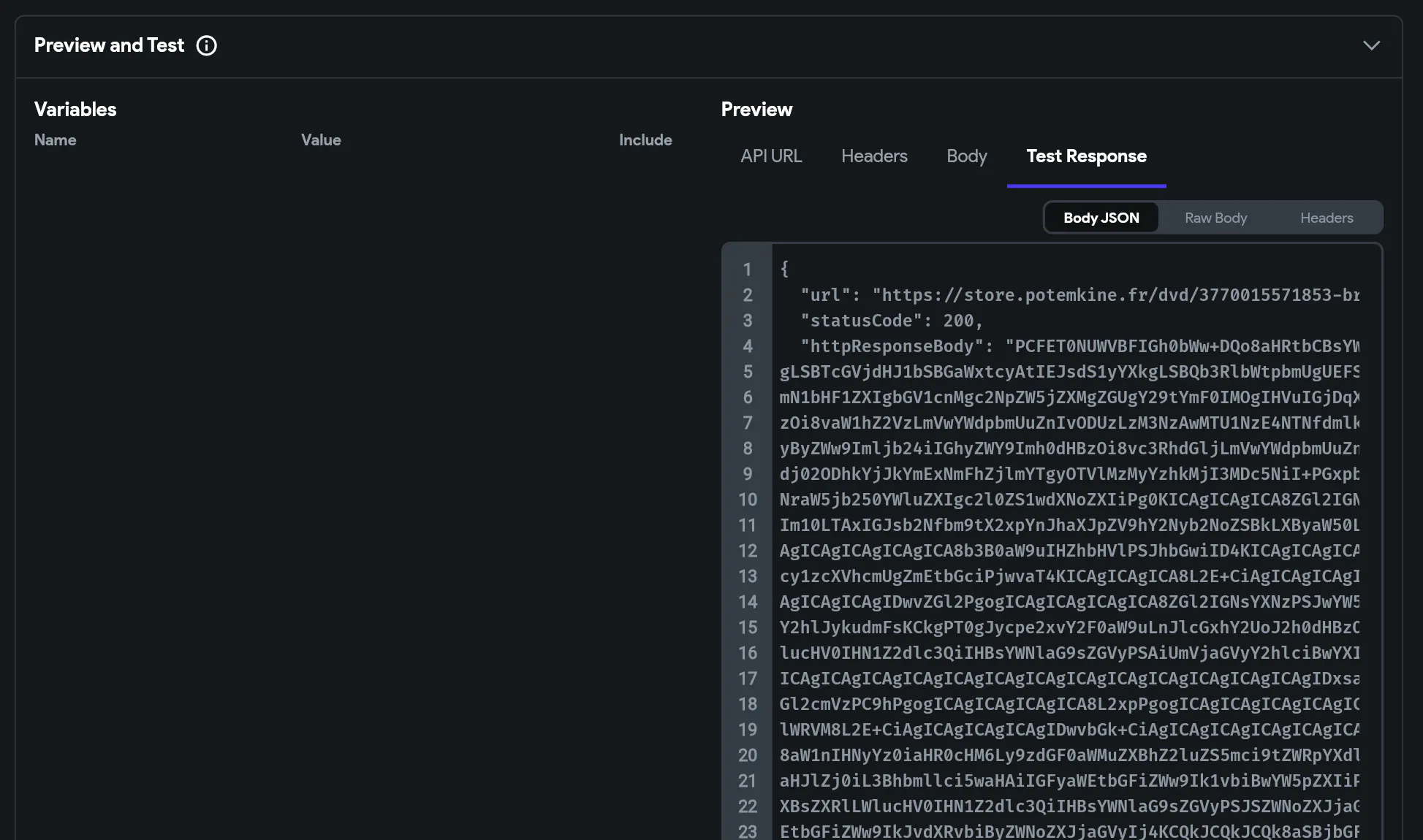 API call went wrong