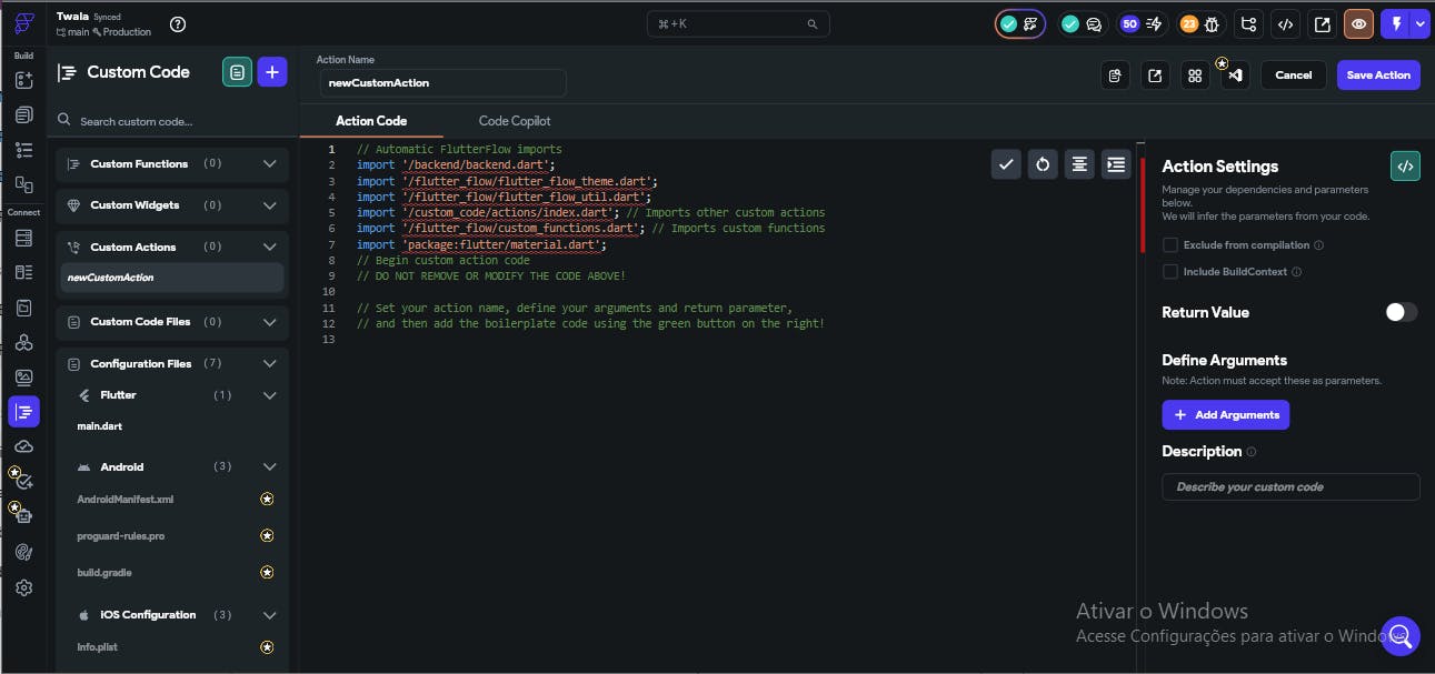Dificuldade em encontrar campos e inserir as dependências