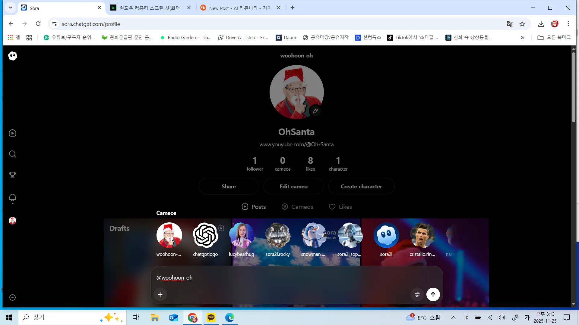 페이스북 페이지 스크린샷