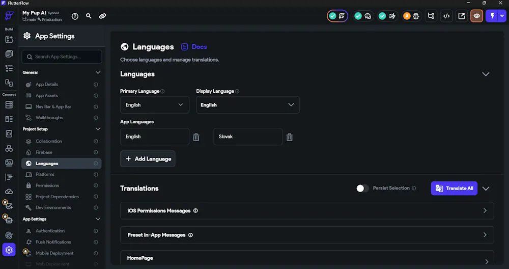 Language Dropdown Not Working in Test Mode, but Works in Preview Mode