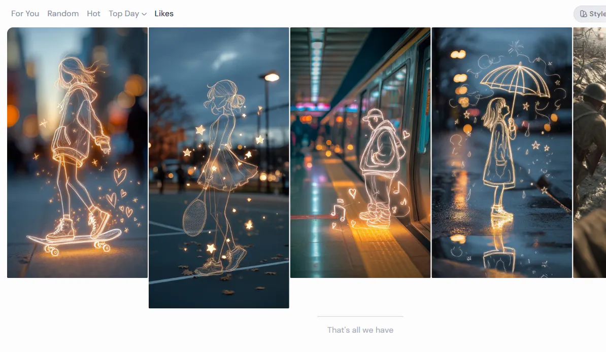 스케이트 보드에 우산을 가진 여자의 사진