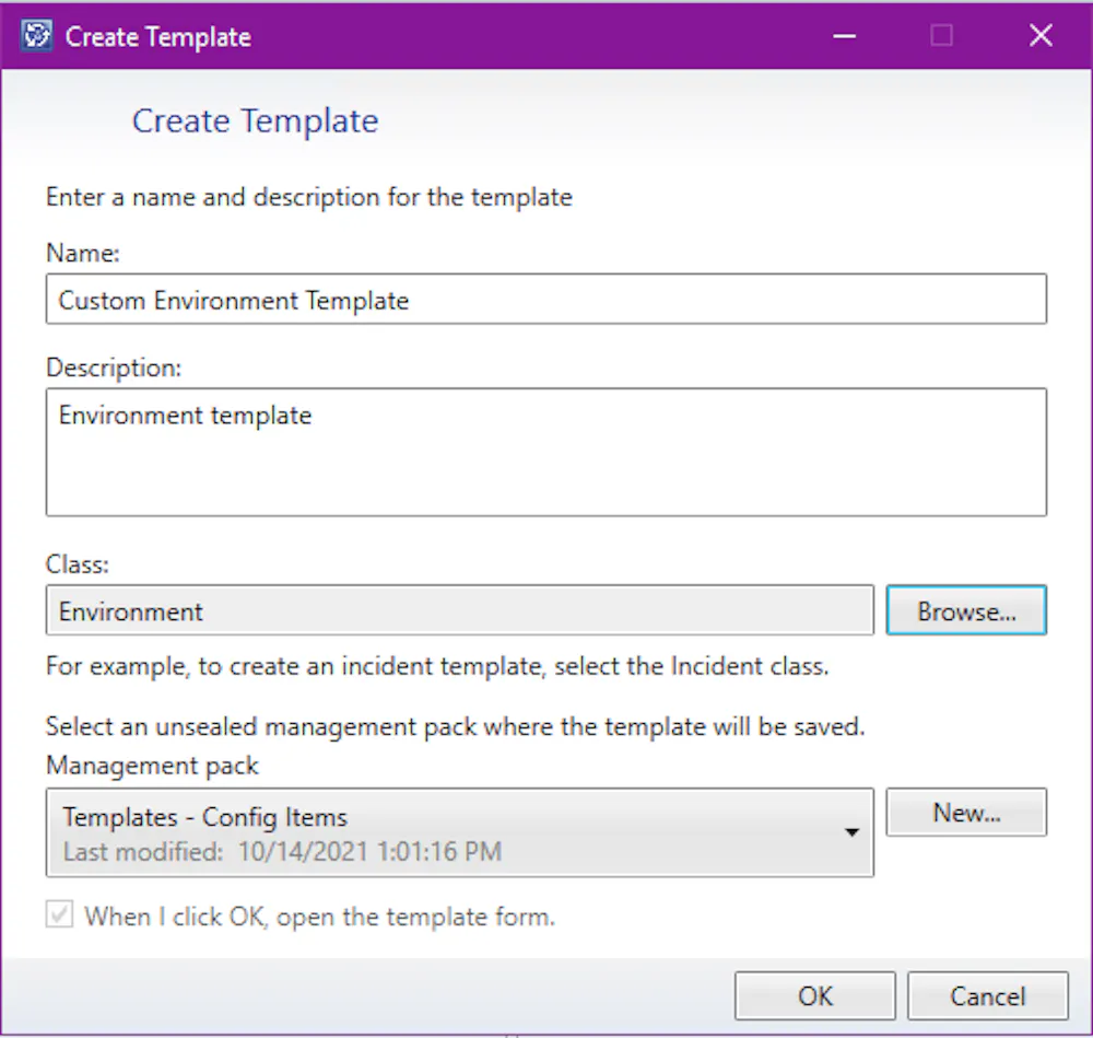 Creating Configuration Items