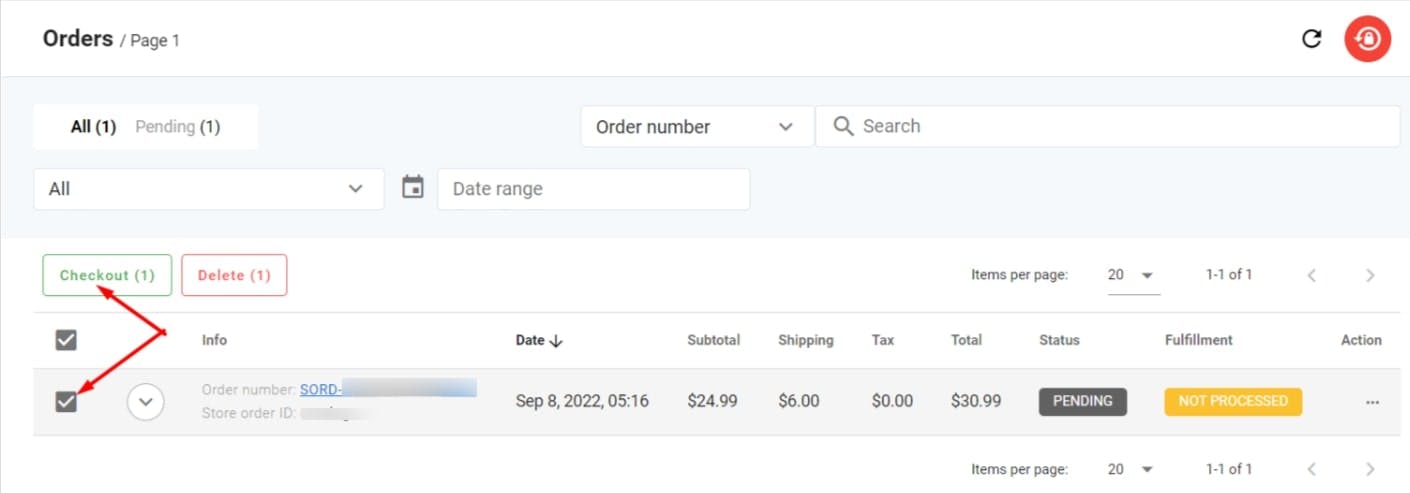 picture showing the steps on how to place an Amazon order with Sellvia