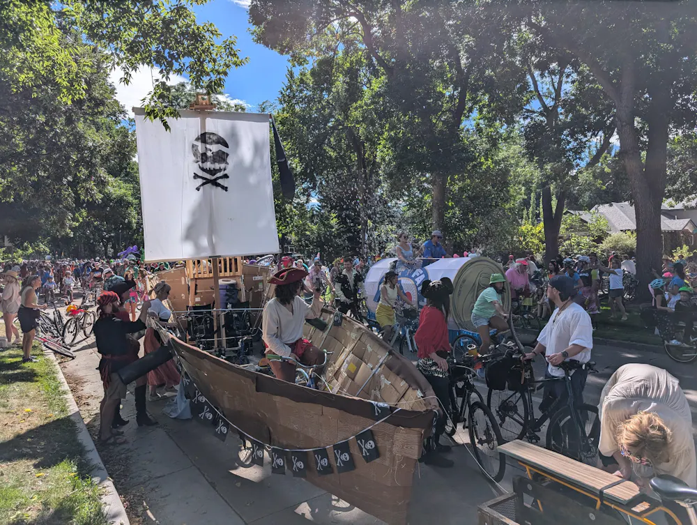 Pirate Ship for Tour De Fat