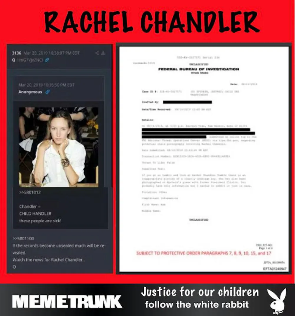 EPSTEIN FILES - WHO IS RACHEL CHANDLER