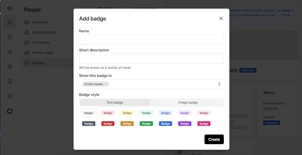 How To Create And Assign Member Badges