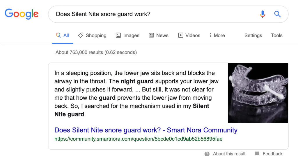 Position zero - featured snippet
