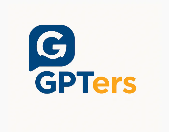 흰색 배경에 GPTTERS 로고