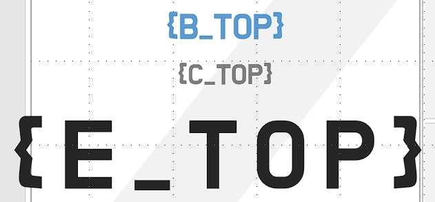 B-TOP C-TOP E-TOP B-TOP C-TOP E-TOP B-TOP C