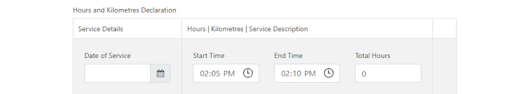 calculate the hours between 2 time fields