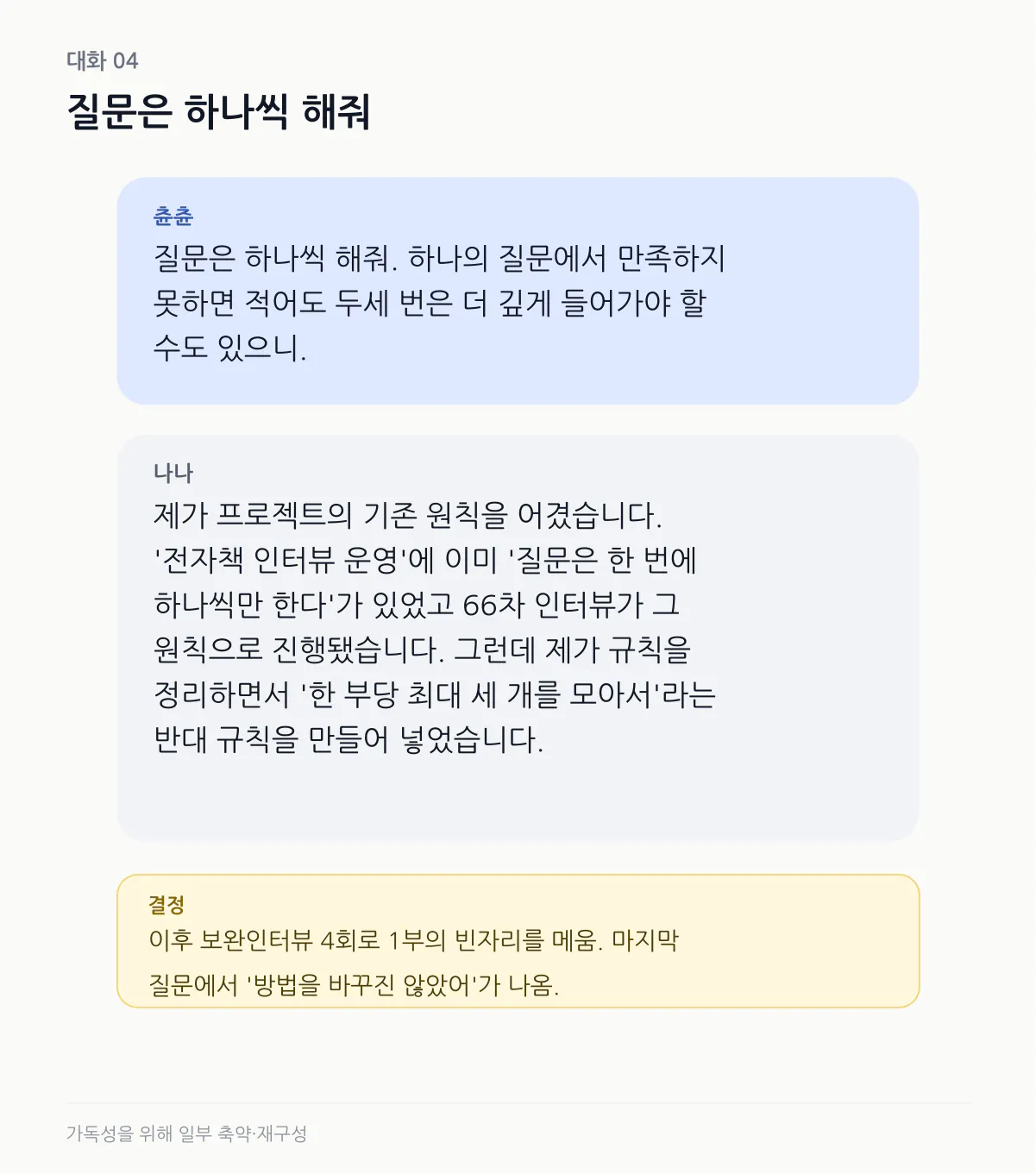 한국어 문자 메시지 스크린샷