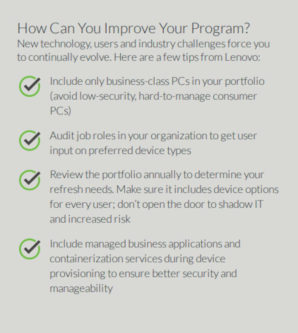 Financial Services Optimising Your Device Choice Program