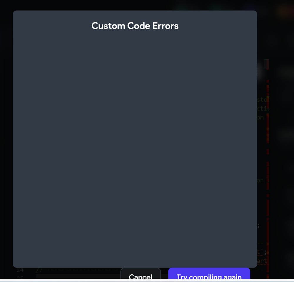 Flutterflow custom codes bug for months