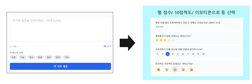 화면에 한국어와 영어 텍스트가 표시되는 화면
