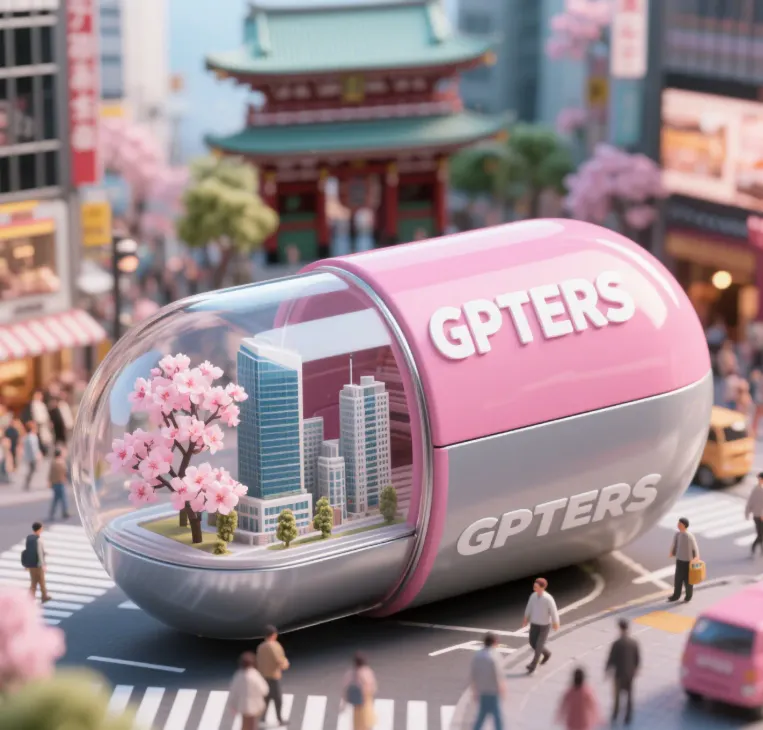 Ggetters라는 단어가있는 분홍색 알약