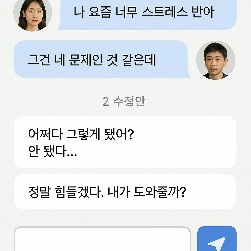 한국 채팅 메신저 - 스크린 샷