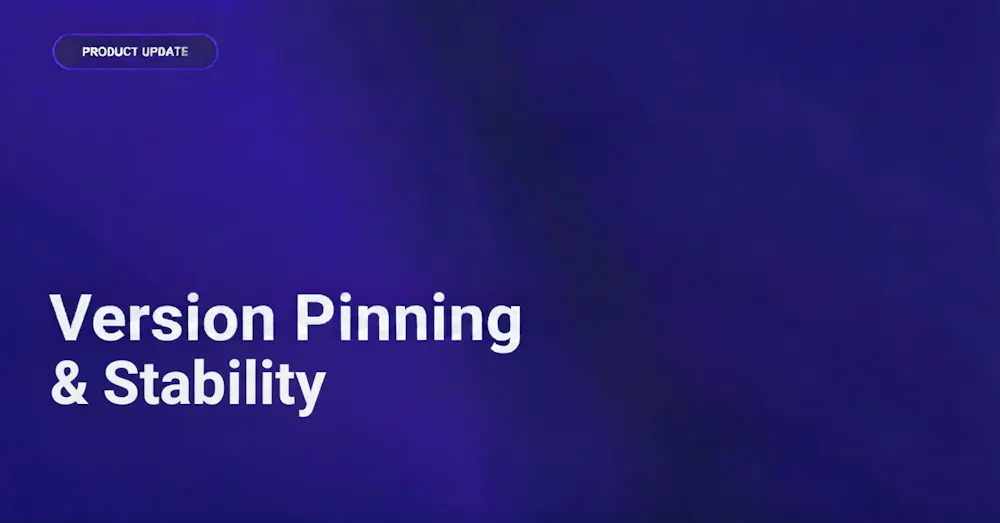 From Abel & Alex: Let’s Talk Stability + What’s Coming