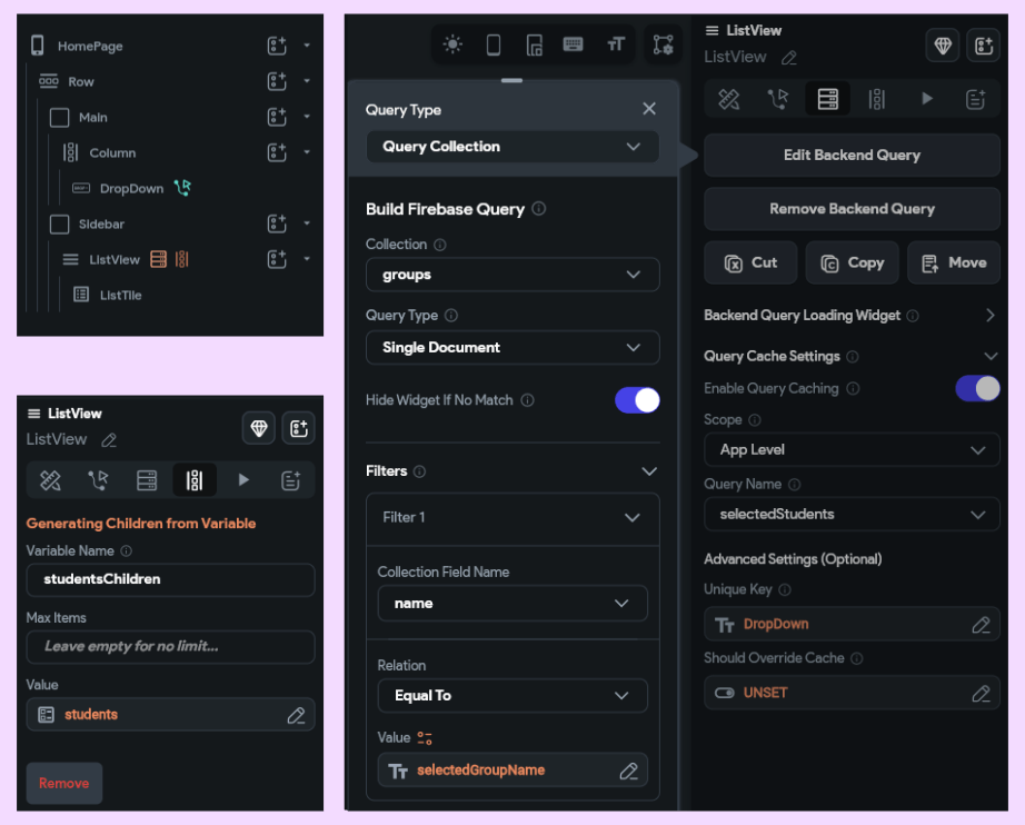 Firebase caching - two setups, two different results