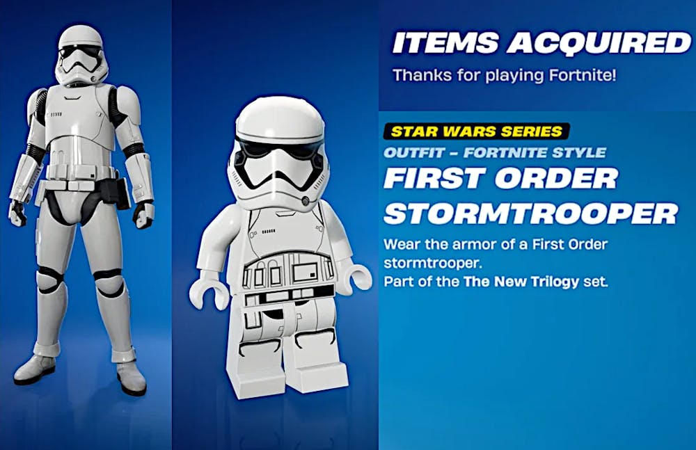 [Epic Games] (Other) Fortnite First Order Stormtrooper Outfit [Free]