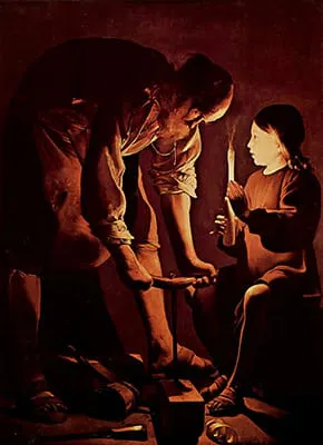 1642-44
Saint Joseph in the Carpenter's Shop