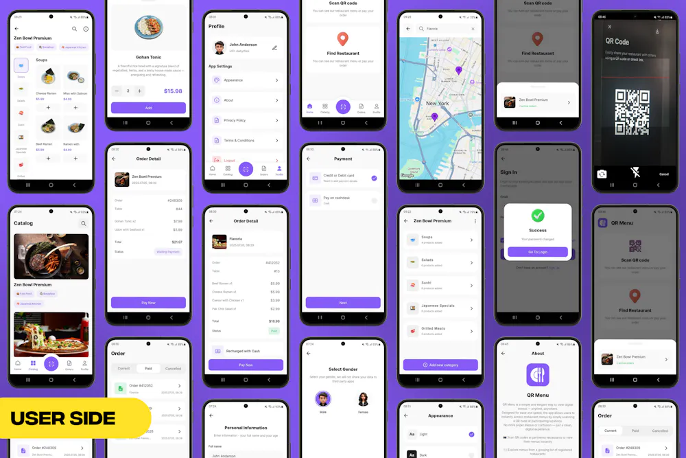 QR Menu - QR-Powered Restaurant Menu App 🍲