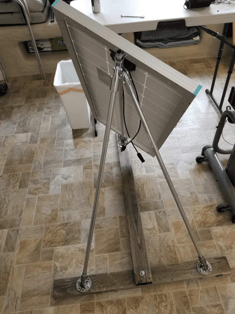 Jim recently shared a great solar panel stand that...