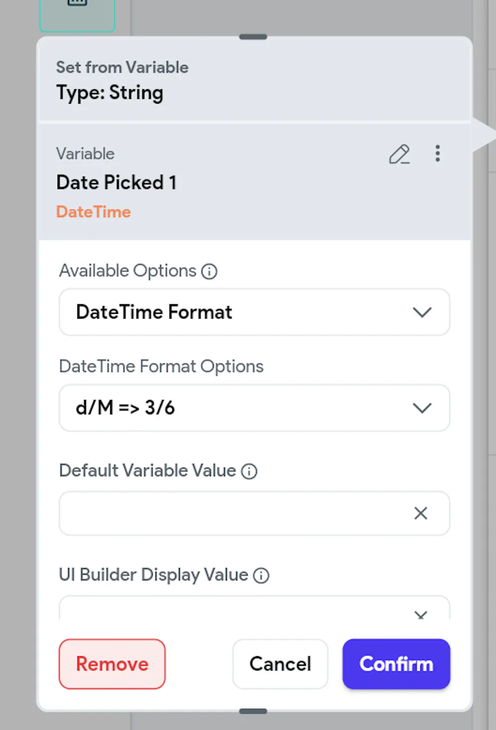 Data Range picker