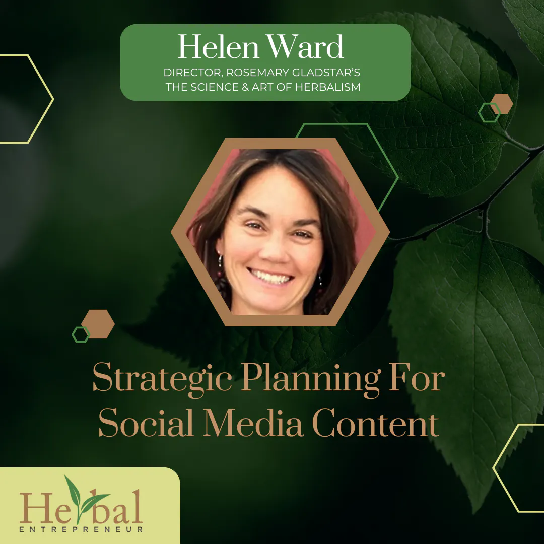 Strategic planning for social media content with helen ward