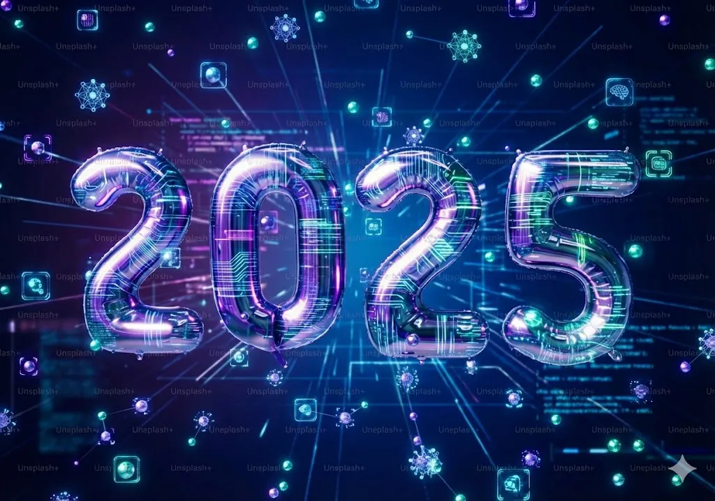 2025년의 미래적 이미지